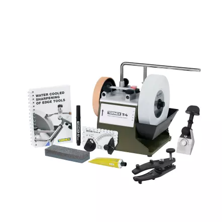 TORMEK - T-4 Bushcraft Meule d’origine Tormek ø200×40 mm Monophasé industriel, 120 W (puissance absorbée) 230 V, 50 Hz