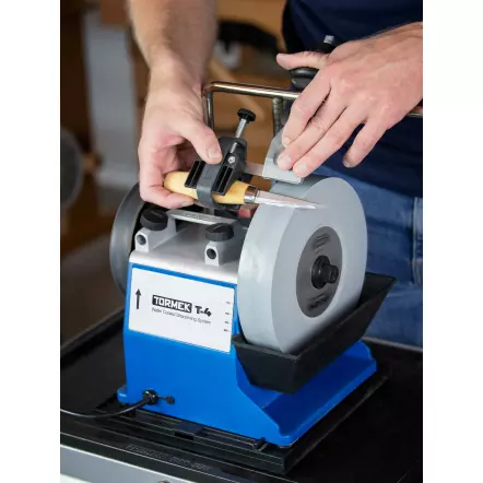 TORMEK T4 Original - Touret d'affûtage avec Meule d’origine ø200×40 mm 230V 50Hz 120W (puissance absorbée)