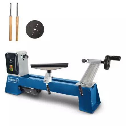 DM500T - Tour à bois Compact - Entre-pointes 500mm - 4 Vitesses - Puissance 400W