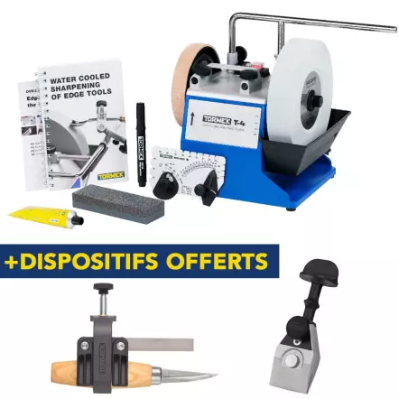 T-4 Original - Affûteuse à Eau - OFFRE SPÉCIALE avec Dispositifs KJ-45 + SVM-00 à prix réduit
