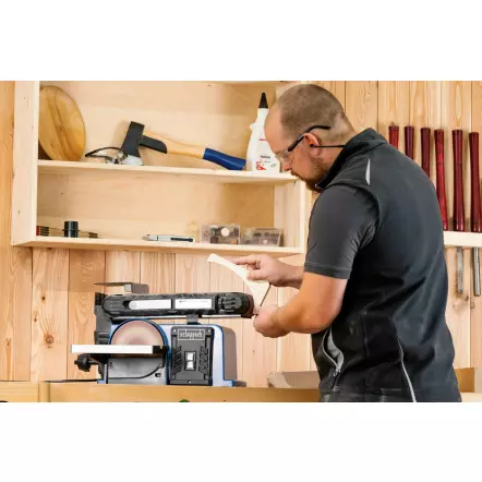 BTS900 Ponceuse à bande et à disque avec 3 bandes abrasives et 3 disques 230-240V 50Hz