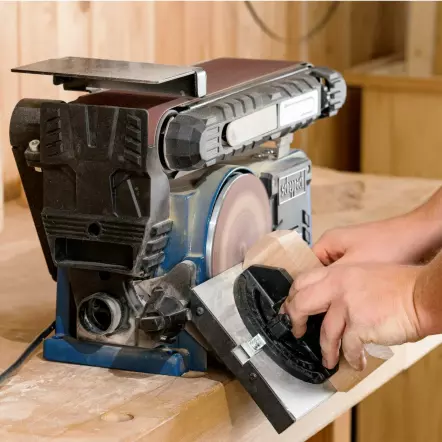 BTS900 Ponceuse à bande et à disque avec 3 bandes abrasives et 3 disques 230-240V 50Hz