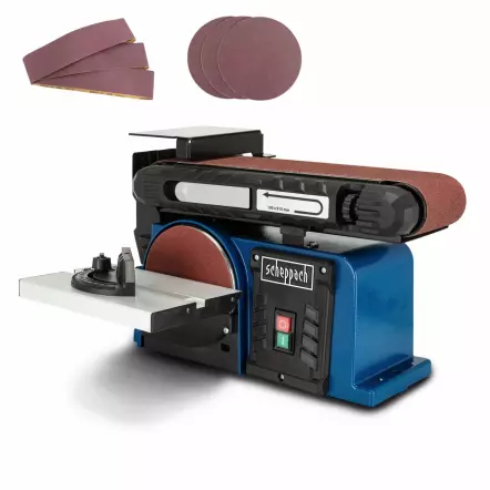 BTS900 Ponceuse à bande et à disque avec 3 bandes abrasives et 3 disques 230-240V 50Hz