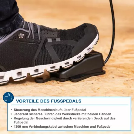 DECO-XLS Scie à chantourner 120W avec Variateur au pied