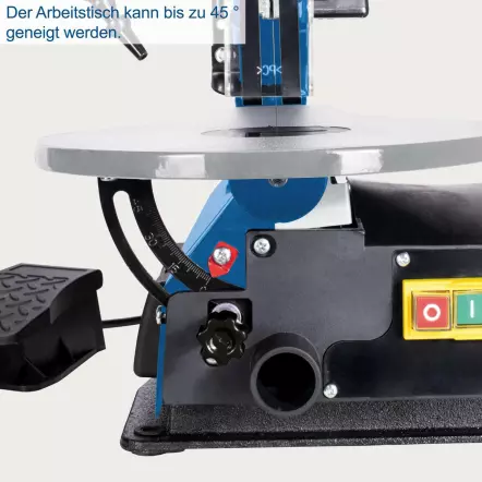 DECO-XLS Scie à chantourner 120W avec Variateur au pied