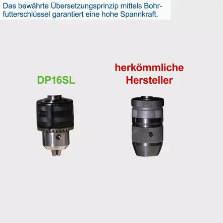 DP16SL Perceuse d'établi - 230V 50Hz 550W - 16mm + 1 étau offert !