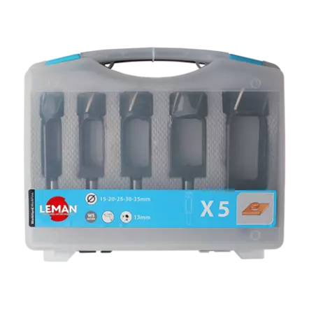 Coffret de 5 mèches à bouchonner | Queue Ø13 mm (Différents diamètres)