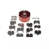 UNISET60 - Porte-outil universel pour toupie Alésage 30 - Hauteur 60 + 6 fers et contre-fers - 3