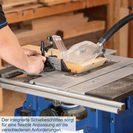 HS115 - Scie circulaire de table avec chariot de déplacement - Hauteur de coupe 83 mm - 2000 W