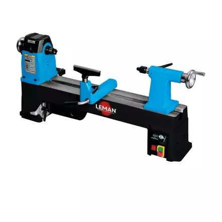 LEMAN - TAB050 Tour à bois de 510mm (distance entre pointes) avec variateur - 230V - 50Hz / 750W 1.0CV