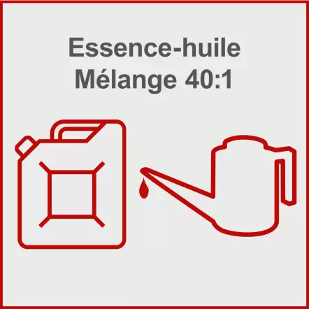 CSP2540 Elagueuse équipée d'un moteur 2 temps de 25,3 cm3
