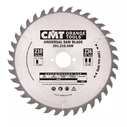 CMT - Lames circulaires pour coupes transversales, pour scies portatives