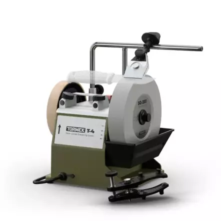 T-4 Bushcraft Meule d’origine Tormek ø200×40 mm Monophasé industriel, 120 W (puissance absorbée) 230 V, 50 Hz