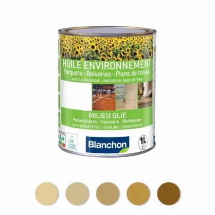 Huile Environnement Biosourcée - 5 Teintes - 500 ml, 1 litre ou 5 litres