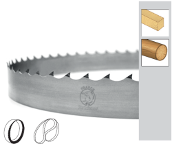 Lames De Scie à Ruban ORTA Pour Scierie Mobile - 2760 à 4260 Mm, Denture 22 Mm, Acier Inox Traité