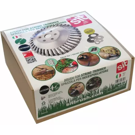 Brosse conique en Acier pour débrousailleuse ø200 mm CZ200