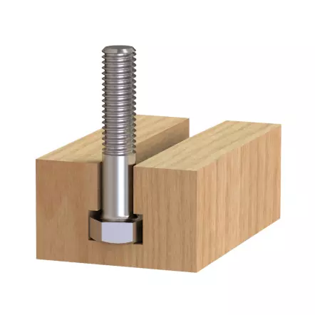 Fraise pour serrure - diamètre 10,5 mm - queue de 8 mm - Vis M6