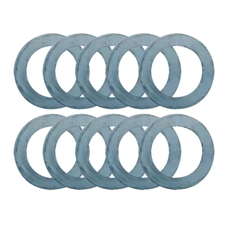 Jeu de 10 Bagues millimétriques de 1 à 10/10 mm