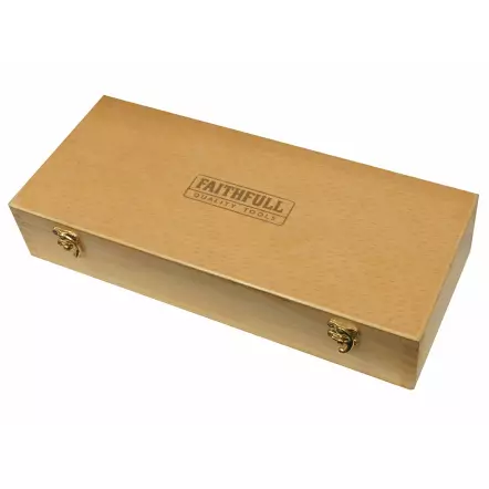 Grand Rabot à main professionnel en fonte N°5, 355 x 60 mm Largeur fer : 50 mm (coffret bois)