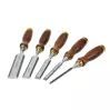 Coffret Ciseaux à bois 5 pièces 6mm, 10mm, 15mm, 20mm et 25mm - 2