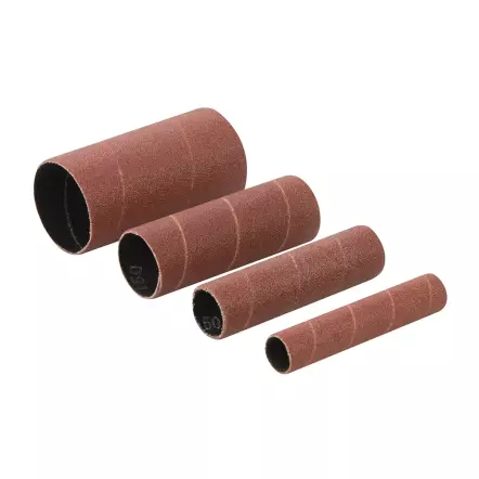 Manchons abrasifs en corindon (4 pcs) pour ponceuse à cylindre oscillant compacte Triton TSPSP650