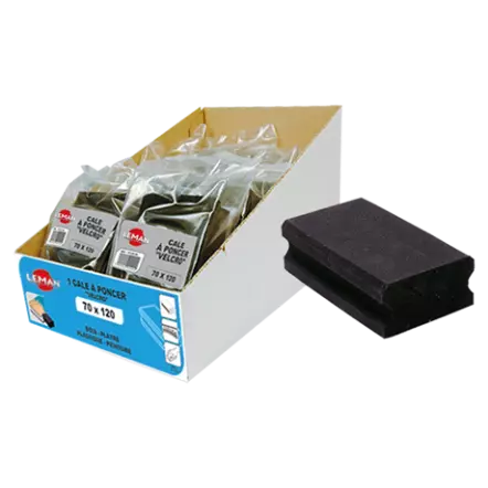 Cale à poncer auto-agrippant (velcro)