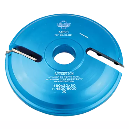 Porte-outils plate-bande multi-profils Al. 30mm Ø 160mm