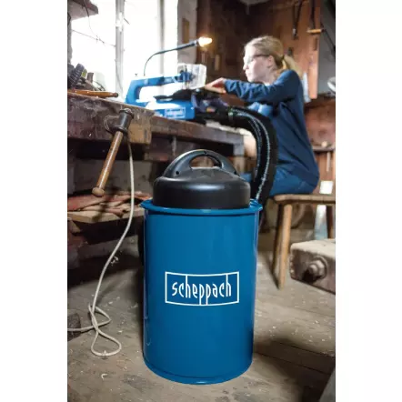 SCHEPPACH - HA1000 Aspirateur Tonneau 50 Litres 183m3/h - 1100 W (avec adaptateurs)