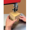 Scrolling wood cube