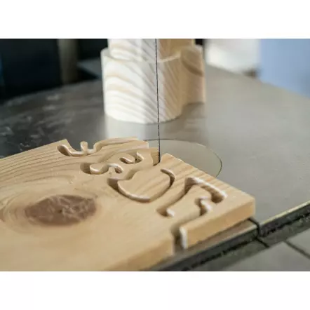 MIDICUT 270 PRO - Scie à Ruban Bois & Métal avec variateur de vitesse - A Chantourner et déligner - Hauteur de coupe 160 mm - Exmac