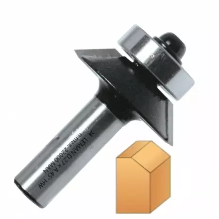 LEMAN - Mèche à chanfreiner + guide (différents diamètres disponibles)