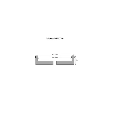 DW-KIT96 - Coffret mandrin 4 mors & Accessoires