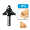 LEMAN - Mèche 1/4 de rond avec plat + guide (Différents diamètres disponibles) - 2