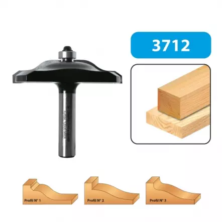 LEMAN - Mèche à plate-bande + guide (différents profils disponibles)