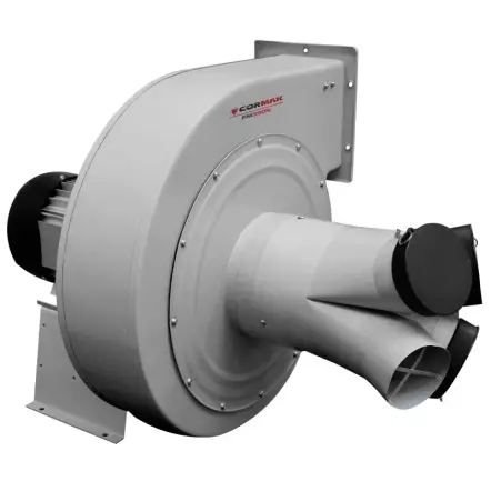 FM350N - Turbine d'aspiration à bois à Quadruple entrée 400V - Puissance 3800 W - 4860 m3/h