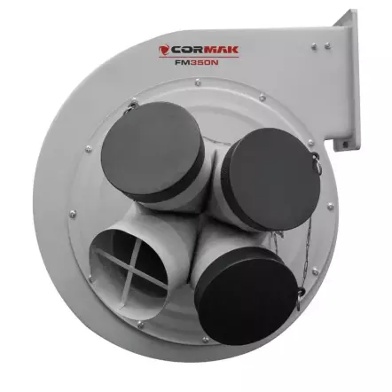 FM350N - Turbine d'aspiration à bois à Quadruple entrée 400V - Puissance 3800 W - 4860 m3/h