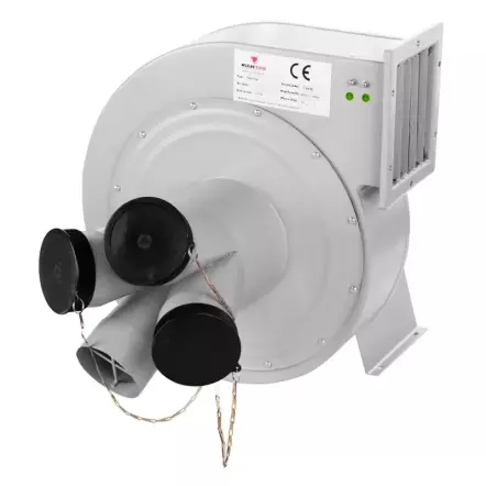 FM350N - Turbine d'aspiration à bois à Quadruple entrée 400V - Puissance 3800 W - 4860 m3/h