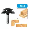 Leman - Mèche de défonceuse pour bouvetage à 45° (Queue 8mm) - 2