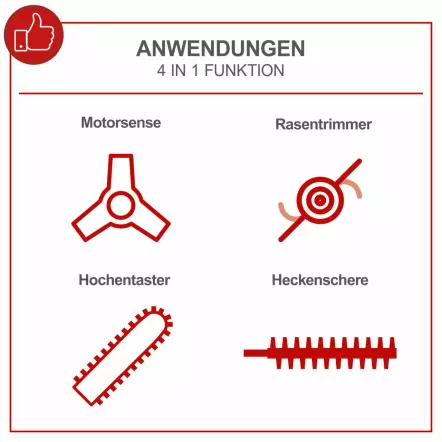 MFH5300-4BP - Outil multi-fonctions 4 en 1 - 51,7 cm3