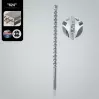 Foret SDS Max - 4 taillants - béton armé (différents diamètres disponibles) - 2
