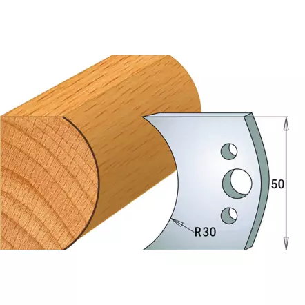 CMT - Jeu de 2 fers de toupie Ht 50 mm