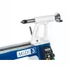 MIDI 3 - Tour à bois avec poupée orientable à 360° - Entre-pointes 400 mm - 735 W - 13