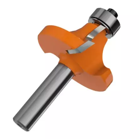 CMT - Fraise de défonceuse à arrondir quart de rond  (existe en queue de 6 - 8 et 12 mm)