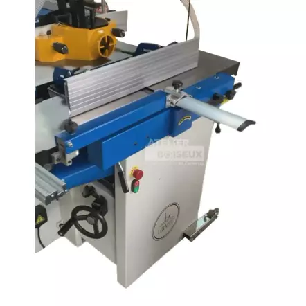 COMB250-SPIRAL - Combinée Bois 5 Opérations avec Arbre Hélicoïdal 250 mm - Chariot 1600 mm - 230 V