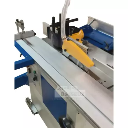 COMB250-SPIRAL - Combinée Bois 5 Opérations avec Arbre Hélicoïdal 250 mm - Chariot 1600 mm - 230 V