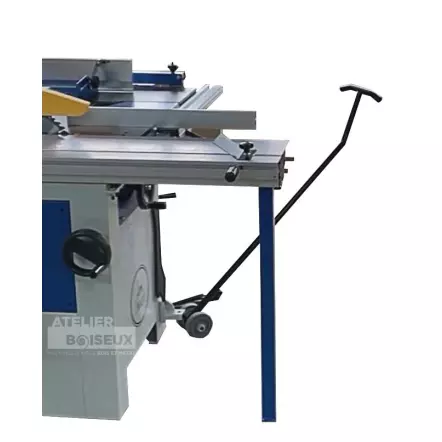 COMB250-SPIRAL - Combinée Bois 5 Opérations avec Arbre Hélicoïdal 250 mm - Chariot 1600 mm - 230 V