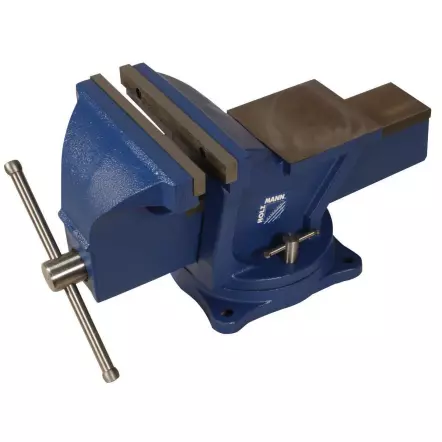 WBS200N - Étau d'établi en fonte sur base tournante - Ouverture : 175 mm