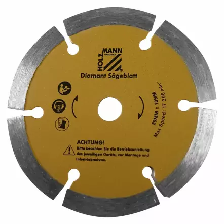 KSB8910DIAM/2 - Disque diamant ø89 x 2,0 / 1,0 x 10 mm Z6