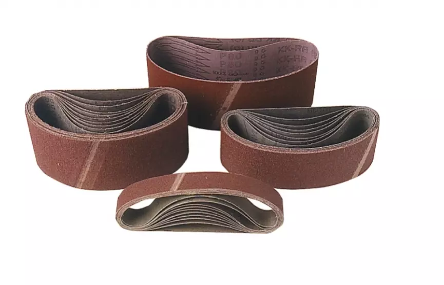 Lot De 5 Bandes Abrasives - 100 X 560 Mm - Grain 120 - Pour