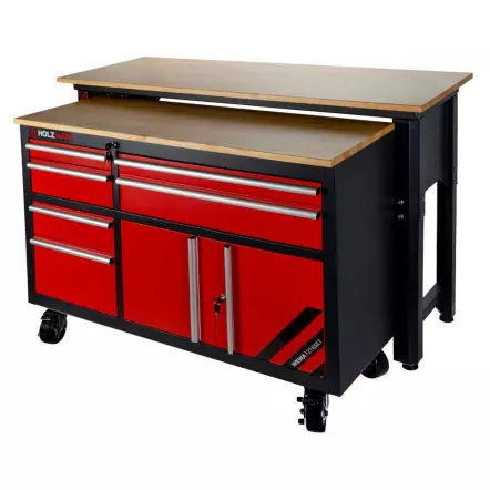 WEWA1216SET - Ensemble servante d'atelier + table de travail